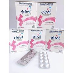 Viên uống Elevit bổ sung vitamin cho bà bầu (Hộp 100 viên)