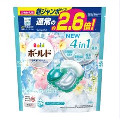 Viên Giặt Xả Nhật Bản 4D Gel Bold (Gel Ball) 31 Viên - Sạch Vượt Trội, Hương Hoa Dịu Dàng, Tiện Lợi Cho Mọi Máy Giặt