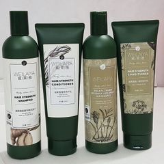 Bộ Dầu Gội và Xả Gừng Hà Thủ Ô Weilaiya 400ml + 250ml - Giúp Chống Rụng Tóc, Ngăn Gàu, Tóc Khỏe Mạnh Tự Nhiên