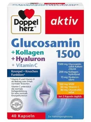 Viên Uống Bổ Xương Khớp Doppelherz Glucosamin 1500 Kollagen, 40 Viên