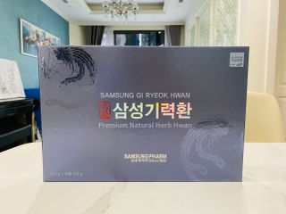 Viên Bổ Não Chống Đột Qụy Samsung Gi Ryeok Hwan 60 Viên - Hỗ Trợ Trí Não, Giảm Stress, Suy Nhược Thần Kinh Hàn Quốc