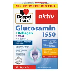 Viên Uống Bổ Xương Khớp Doppelherz Glucosamin 1550 Kollagen, 40 Viên