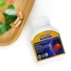 Viên Uống Vitatree Super Liver Detox - Hỗ Trợ Cải Thiện Chức Năng Gan, Detox Tự Nhiên, 100 Viên Nhập Khẩu Úc