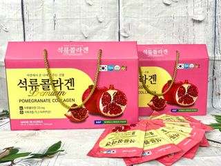 Nước uống Collagen Lựu KGF Hàn Quốc hộp 20 gói x 50ml