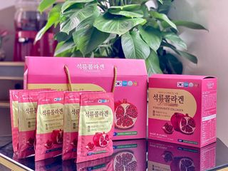 Nước uống Collagen Lựu KGF Hàn Quốc hộp 20 gói x 50ml