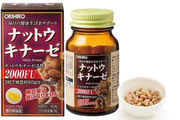 Viên Uống Hỗ Trợ Phòng Đột Quỵ Natto Kinase 2000Fu Orihiro Nhật