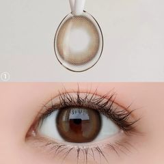 Kính áp tròng Eyesm Ocher Brown - Lens Nâu Tự Nhiên An Toàn Cho Mắt - Thời Gian Sử Dụng 720 Giờ - Xuất Xứ Hàn Quốc