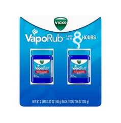 Dầu Bôi Ấm Ngực Giảm Ho cho Bé Vicks VapoRub - Set 2 Hộp 100g - Giải Pháp Hiệu Quả Chống Ho và Đau Nhức Cho Trẻ Em