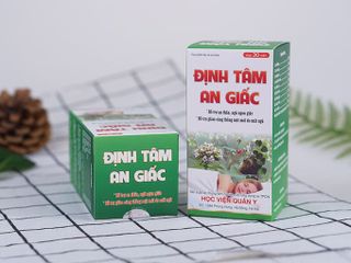 Viên Uống Định Tâm An Giấc - Hỗ Trợ Giấc Ngủ và Giảm Căng Thẳng, Hộp 30 Viên Từ Học Viện Quân Y