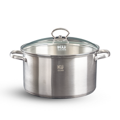 Bộ Nồi Inox KUCHEN 5 Món Hàn Quốc - Chất Liệu Thép Không Rỉ 304, Bề Mặt Sáng Bóng, Bền Bỉ, Dùng Cho Tất Cả Các Loại Bếp