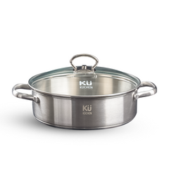 Bộ Nồi Inox KUCHEN 5 Món Hàn Quốc - Chất Liệu Thép Không Rỉ 304, Bề Mặt Sáng Bóng, Bền Bỉ, Dùng Cho Tất Cả Các Loại Bếp