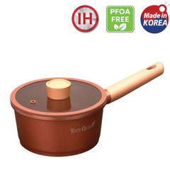 Nồi quánh Ceramic Tiger Queen CWCB-18B 18cm 1.9L - Chống dính, chịu nhiệt, sử dụng bếp từ, bếp gas, nắp kiếng chịu nhiệt, dễ vệ sinh