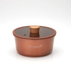 Bộ Nồi Ceramic Cao Cấp Tiger Queen DCWCB-SET 5 Món - Nồi Chống Dính, Chịu Nhiệt, Tay Cầm Rời, Dùng Cho Bếp Từ, Gas, Hồng Ngoại