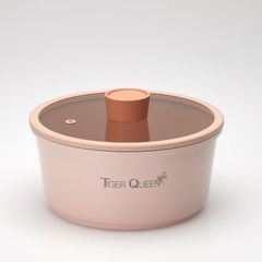 Bộ Nồi Ceramic Tiger Queen DCWCP-SET [5 Món] Chống Dính, Tay Cầm Rời, Dùng Bếp Từ, Bếp Gas - Đẹp Sang Trọng, Tiết Kiệm Nhiên Liệu