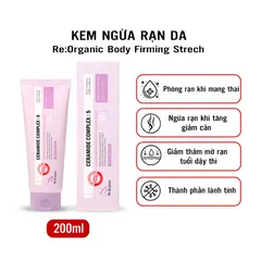 Kem bôi rạn da Re:Organic Body Firming Stretch Cream 200ml