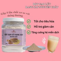 Bột Gạo Lứt Rang Xay Nguyên Chất TABAHA 500g - Hỗ Trợ Giảm Cân, Đẹp Da, Tốt Cho Tim Mạch và Tiêu Hóa