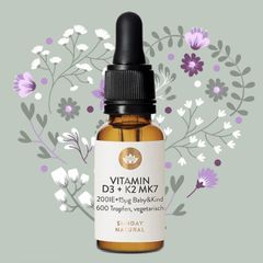 Vitamin D3 K2 (MK7) Sunday Natural Hỗ Trợ Tăng Chiều Cao Cho trẻ