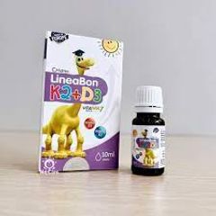 Giọt Uống Vitamin Lineabon K2+D3 10ml - Hỗ Trợ Tăng Chiều Cao & Hấp Thụ Canxi Cho Trẻ Em