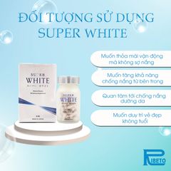 Viên Uống Super White Ribeto – Dưỡng Trắng Da, Giảm Thâm Nám, Chống Nắng Từ Chiết Xuất Tự Nhiên, Nguồn Gốc Nhật Bản