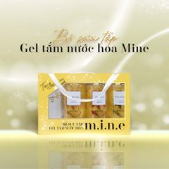 Bộ sưu tập Gel tắm nhũ vàng và nước hoa mine