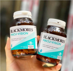 Viên Uống Bổ Mắt Blackmores Macu Vision 125 Viên - Bảo Vệ Mắt Khỏe Mạnh, Giảm Mỏi Mắt, Chống Oxy Hóa, Hàng Úc Chính Hãng