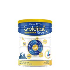 Sữa Non Tổ Yến Goldilac Grow Cho Trẻ 0 đến 10 Tuổi (Hộp 650g)