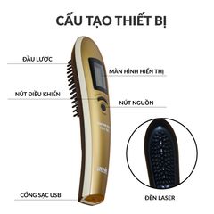 Bộ Lược Massage và Serum Kích Mọc Tóc Genie Bio Complex B11 - Giải Pháp Tăng Cường Sức Khỏe Tóc và Da Đầu
