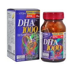 Viên uống DHA Itoh 1000 mg Nhật Bản tăng cường trí nhớ Hộp 120 viên