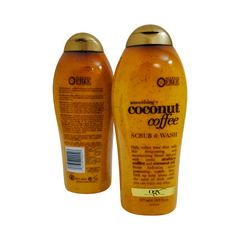 Sữa tắm tẩy tế bào OGX Smoothing Coconut Coffee Scrub & Wash