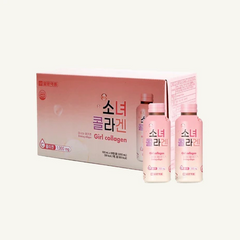 Nước uống bổ sung The Collagen Girl - Hàn Quốc - hộp 10 chai