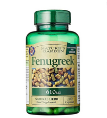 Viên uống lợi sữa Nature's Garden 610mg - Hỗ trợ kích thích tiết sữa cho mẹ bỉm, hộp 100 viên, chiết xuất cỏ cà ri
