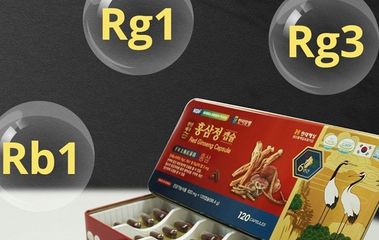 Viên Đạm Hồng Sâm Nhung Hươu Linh Chi HANMI KGF 120 Viên - Tăng cường sức đề kháng, cải thiện trí nhớ và hỗ trợ tiêu hóa