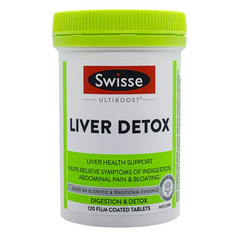 [Úc] Viên uống bổ gan và giải độc gan Swisse Liver Detox 120 viên