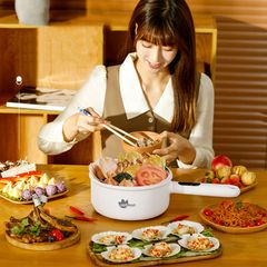 Nồi Lẩu Điện Đa Năng Dung Tích 2,6L Kèm Xửng Hấp – Hàng Chính Hãng