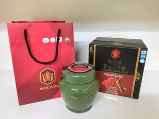 Cao Hồng Sâm Nhụy Hoa Nghệ Tây Hansusam 1kg - Tăng Cường Sức Đề Kháng, Giảm Stress, Hỗ Trợ Giấc Ngủ Sâu Từ Hàn Quốc