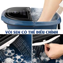 Bồn Ngâm Chân OKACHI JP-300 Cao Cấp - Thiết Bị Massage Tự Động Với 7 Con Lăn, Nóng Nước 35-48°C, Giải Độc, Thư Giãn Tốt Nhất Việt Nam