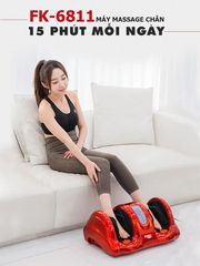 Máy Massage Chân Hồng Ngoại Fuki FK-6811 - Thiết Bị Điều Trị Thư Giãn, Remote & Nhiệt Bổ Sung, Sang Trọng