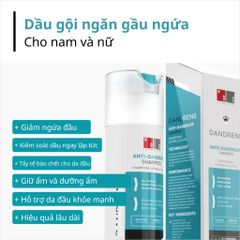 Dầu Gội Chống Gàu Dandrene - Kiểm Soát Nấm, Vảy Nến, Ngứa Da Đầu và Bong Tróc - Sản Phẩm Dành Cho Tóc Khỏe Mạnh
