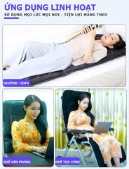 Nệm Massage Toàn Thân nhiệt và hồng ngoại OKACHI JP-M799