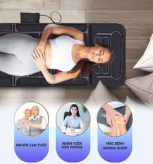 Nệm Massage Toàn Thân nhiệt và hồng ngoại OKACHI JP-M799