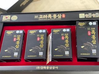 Cao hắc sâm Kanghwa Hàn Quốc set 4 lọ x 250g