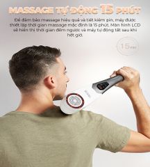 Máy Massage Cầm Tay Pin Sạc Okachi JP-620E - Thiết Bị Massage Hồng Ngoại Giảm Đau, Dễ Sử Dụng, Thích Hợp Mọi Nơi