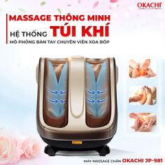 Máy Massage Chân Chuyên Sâu 4D Okachi JP-981 (Cao cấp)