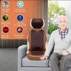 Đệm Massage Toàn Thân OKACHI JP-A80 - Thiết Bị Massage 3D Hồng Ngoại Chất Lượng Cao, Thư Giãn Giảm Đau Nhức, Công Nghệ Nhật Bản