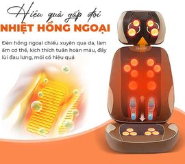 Đệm Massage Toàn Thân OKACHI JP-A80 - Thiết Bị Massage 3D Hồng Ngoại Chất Lượng Cao, Thư Giãn Giảm Đau Nhức, Công Nghệ Nhật Bản