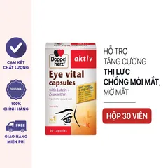 Viên uống tăng cường thị lực chống mỏi mắt Aktiv Eye Vital Hộp 30 viên