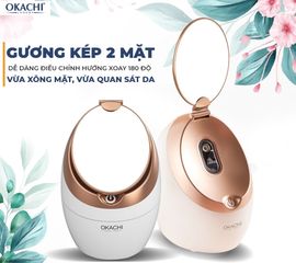 Máy xông hơi mặt OKACHI OG-2886 Cao cấp (Tích hợp gương)