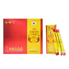 Tinh chất hồng sâm Daedong Hàn Quốc Premium (30 gói x 10ml) - Tăng cường sức khỏe, nâng cao miễn dịch và cải thiện trí nhớ