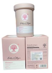 Kem Ủ Tóc Hương Nước Hoa Biotin Collagen Essence Pink Voudioty 500ml - Phục hồi Tóc Hư Tổn, Mềm Mượt, Siêu Thơm