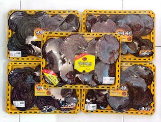 Nấm Linh Chi Đỏ Hàn Quốc 1kg - Khay Mây Tốt cho Sức Khỏe, Giải Độc Gan, Chống Oxy Hóa, Quà Biếu Sang Trọng